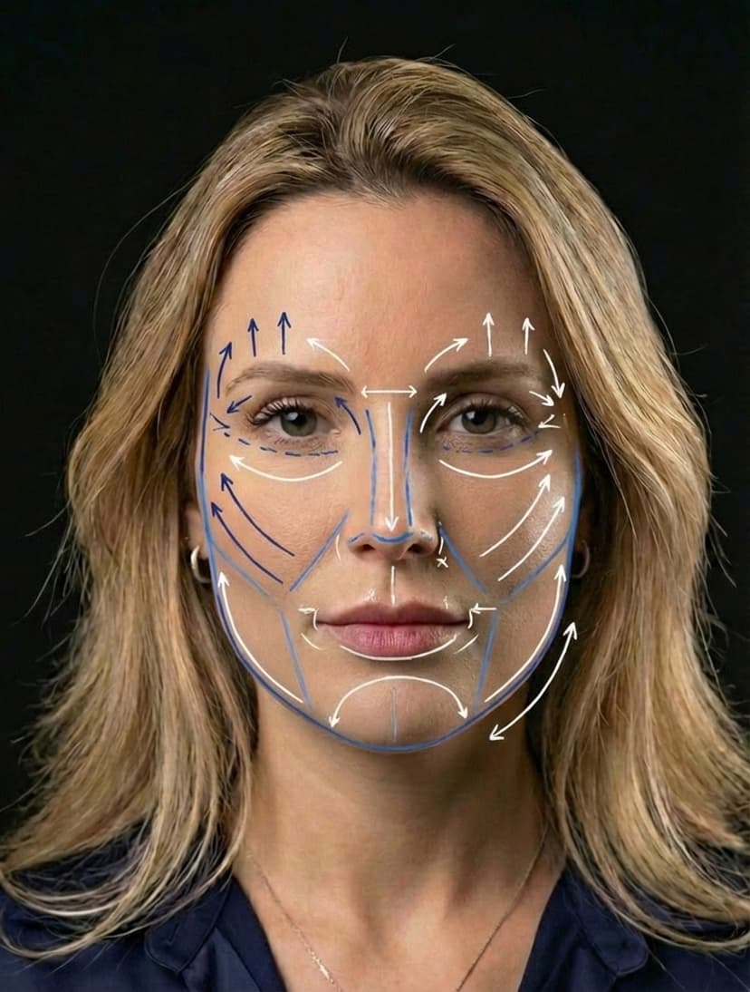 Smart drawing for facial harmonization and surgery